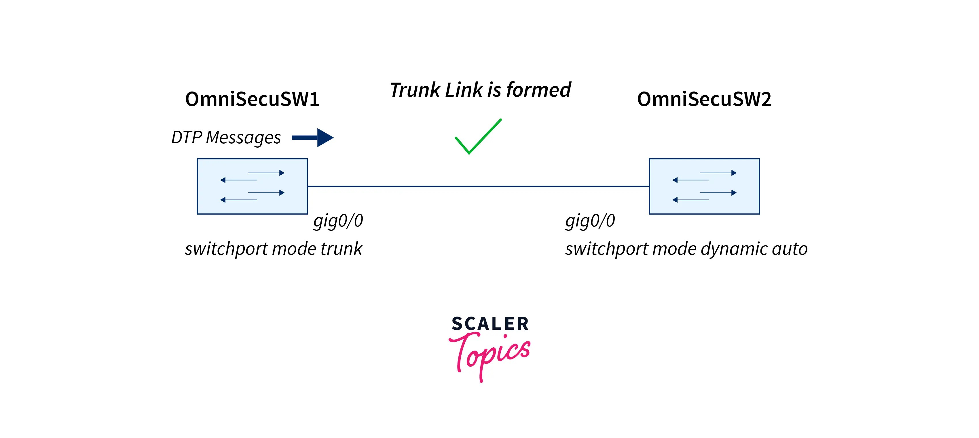 Dynamic Trunking Protocol (DTP) Scaler Topics