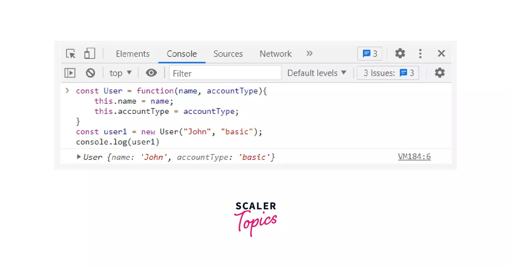 New Keyword in JavaScript Scaler Topics