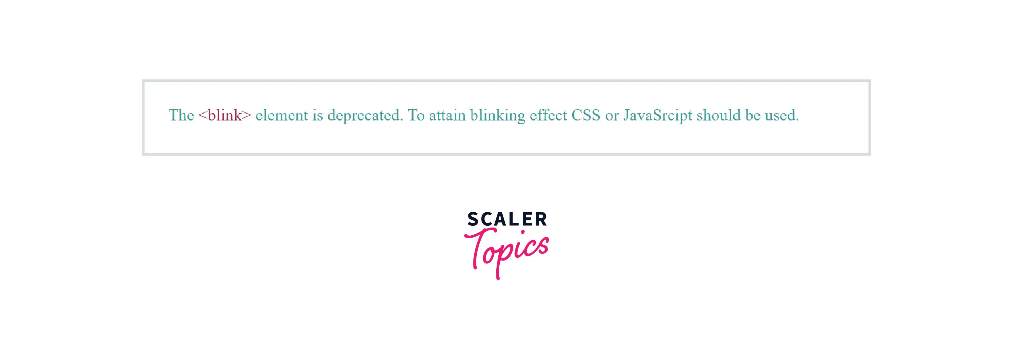 HTML Tag Scaler Topics