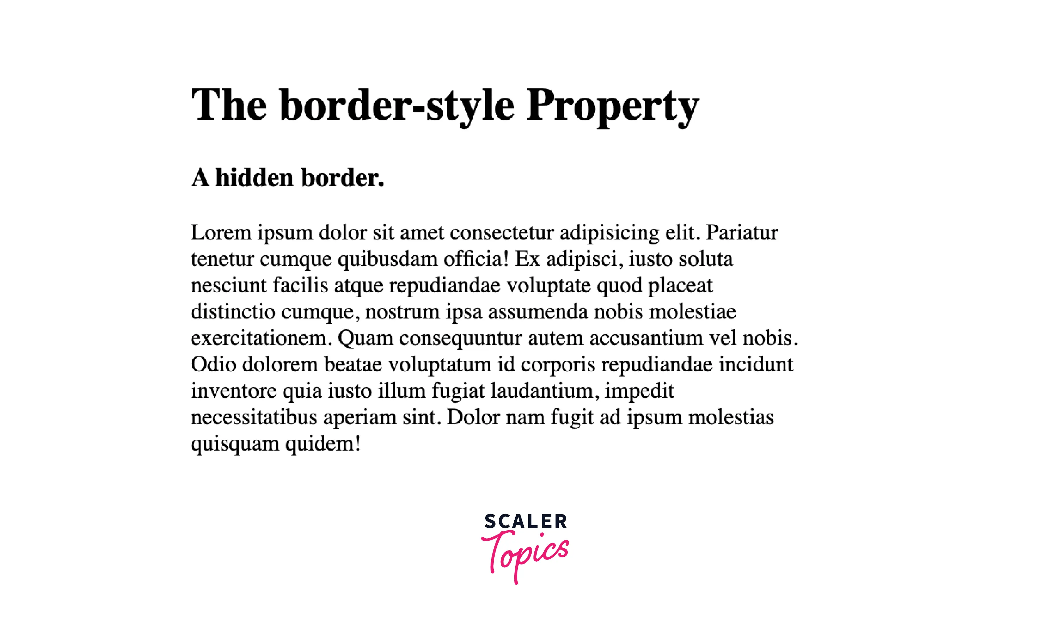 What are the Types of CSS Borders? Scaler Topics
