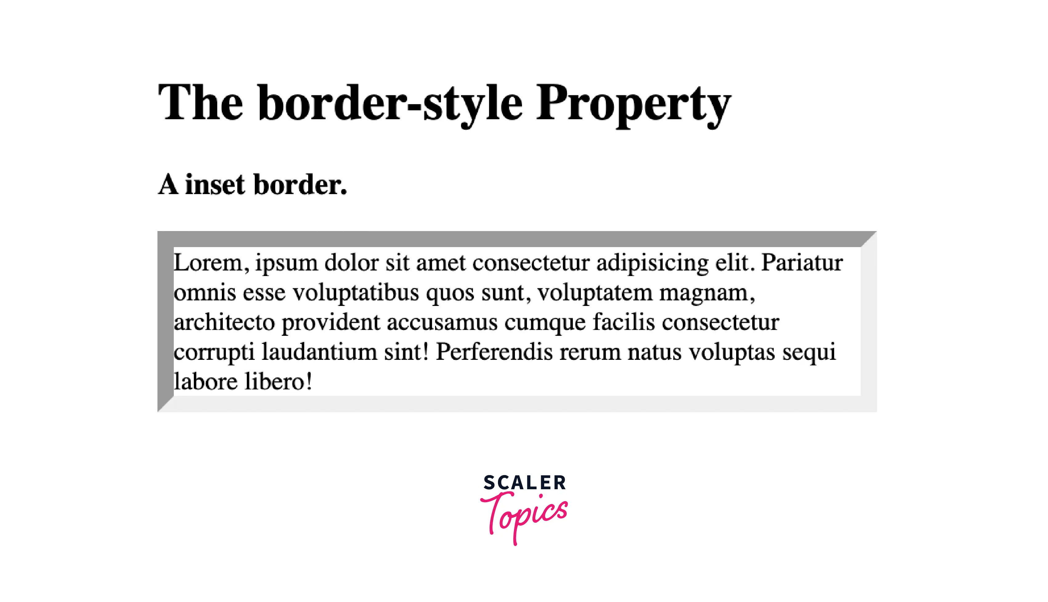 What are the Types of CSS Borders? Scaler Topics