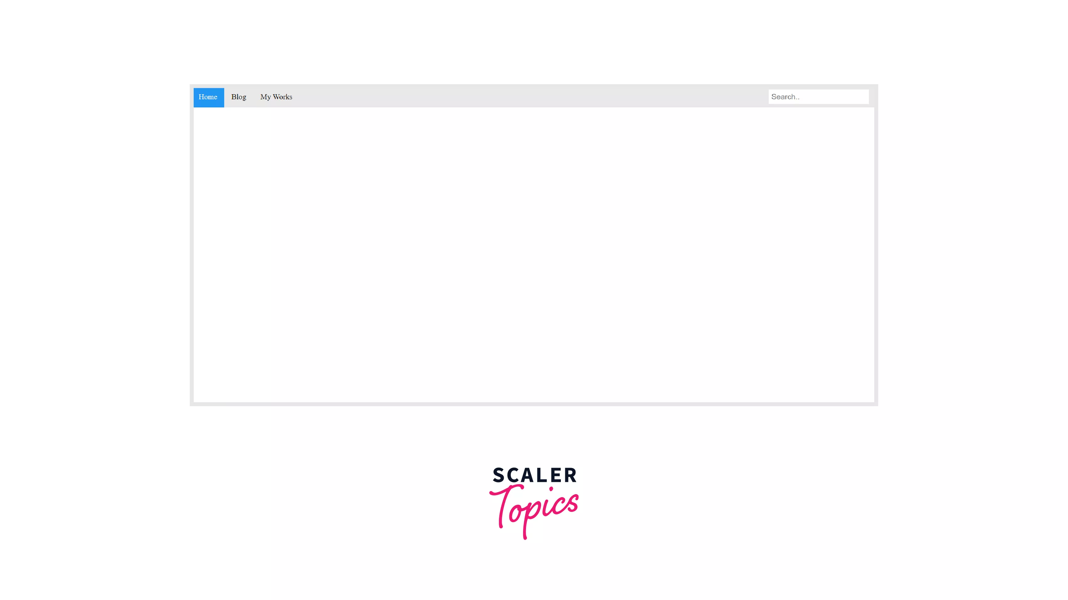 How to Create a Search Bar in HTML? Scaler Topics