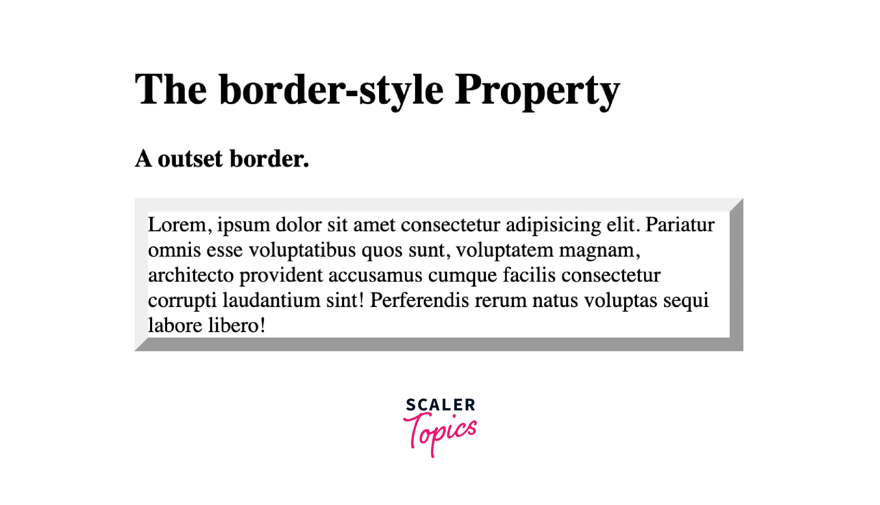 What are the Types of CSS Borders? Scaler Topics