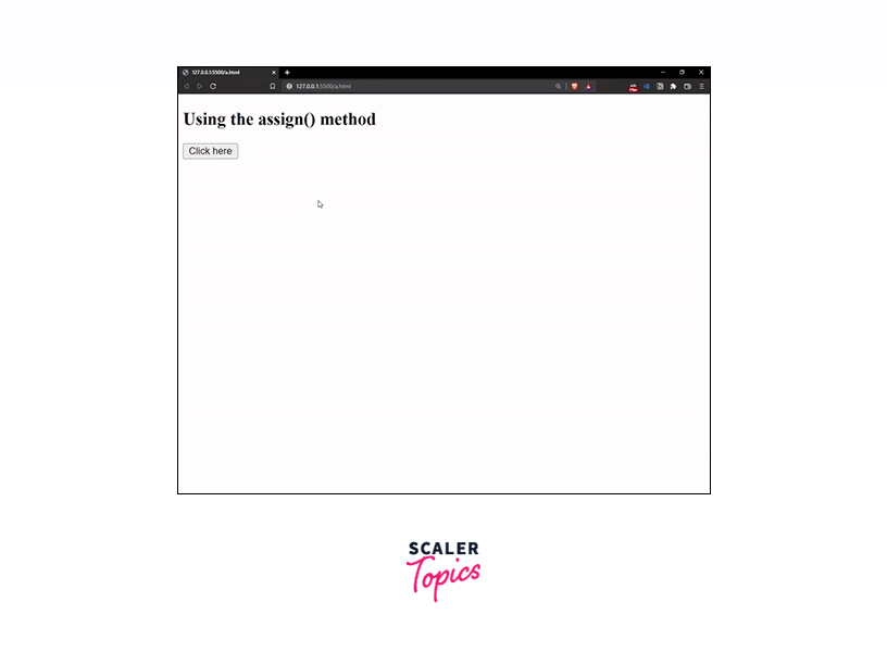 What is Window Location href in JavaScript? Scaler Topics