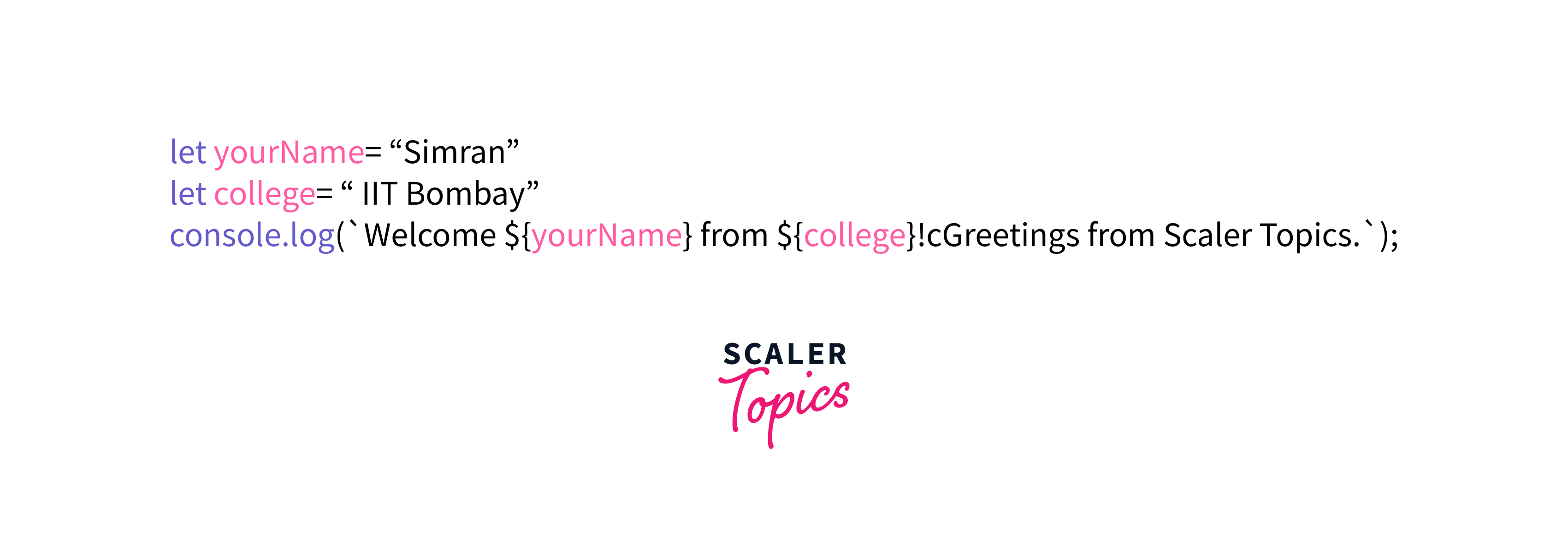 What is JavaScript string format? Scaler Topics