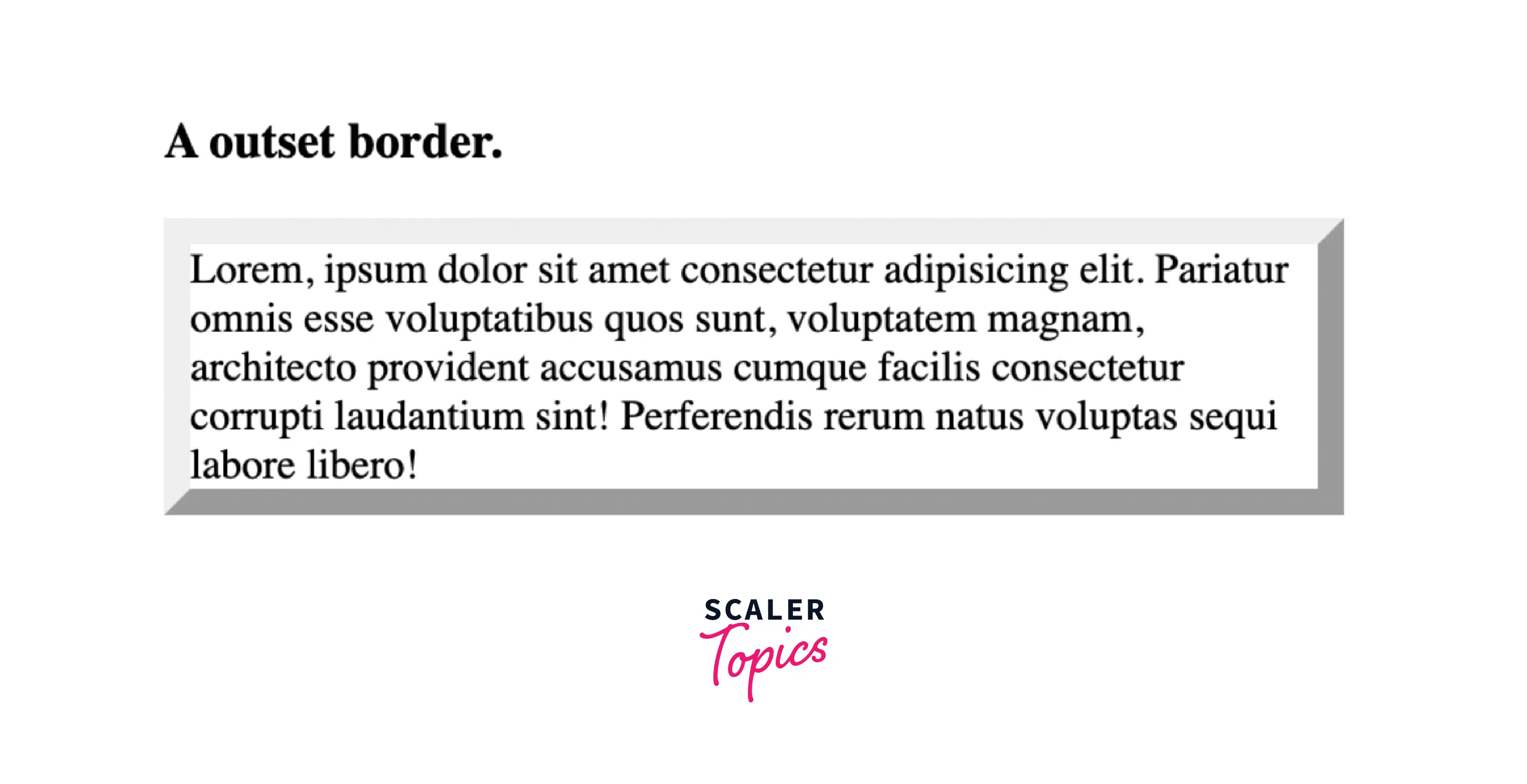 What are the Types of CSS Borders? Scaler Topics