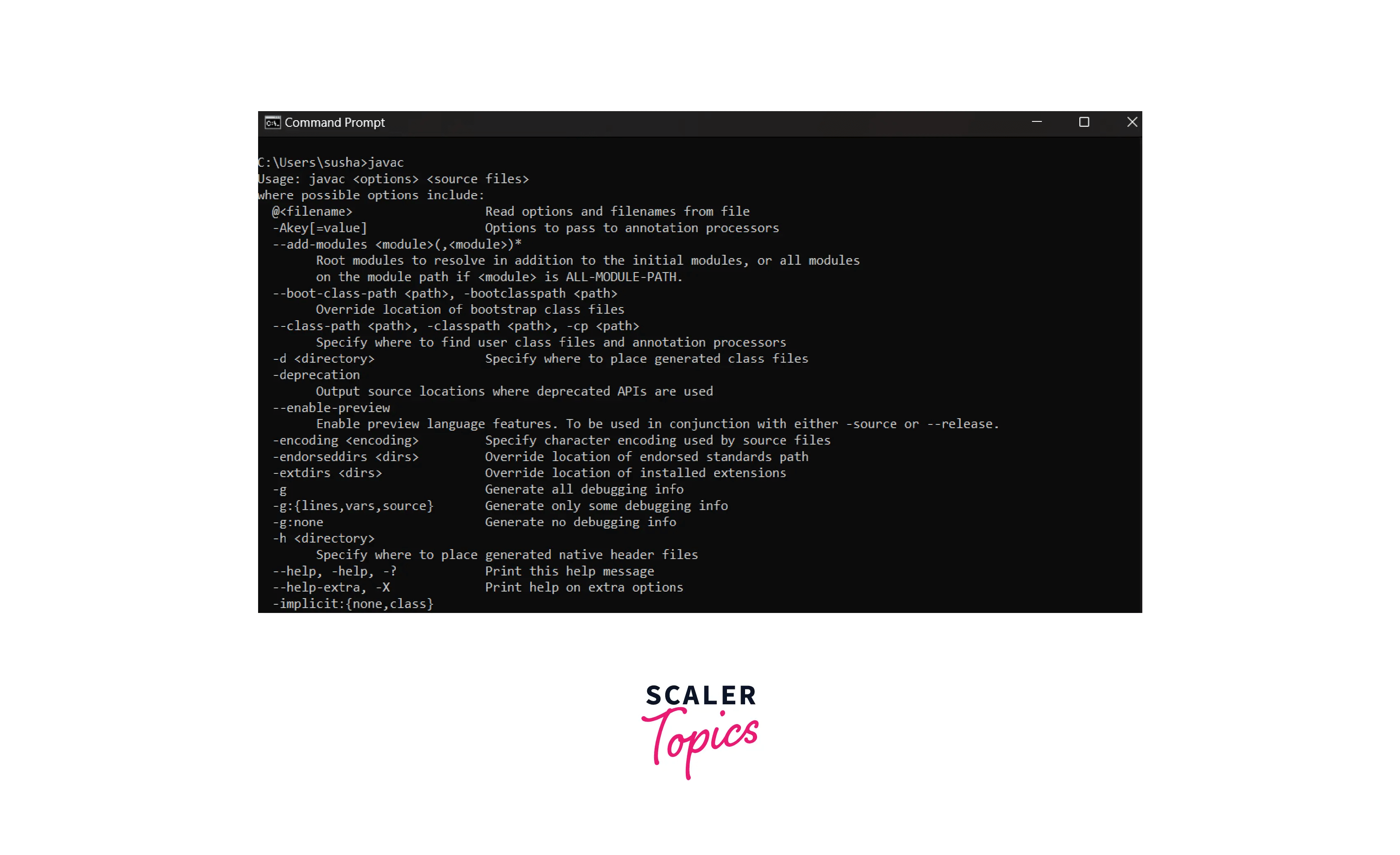 How to Compile Java Program? Scaler Topics