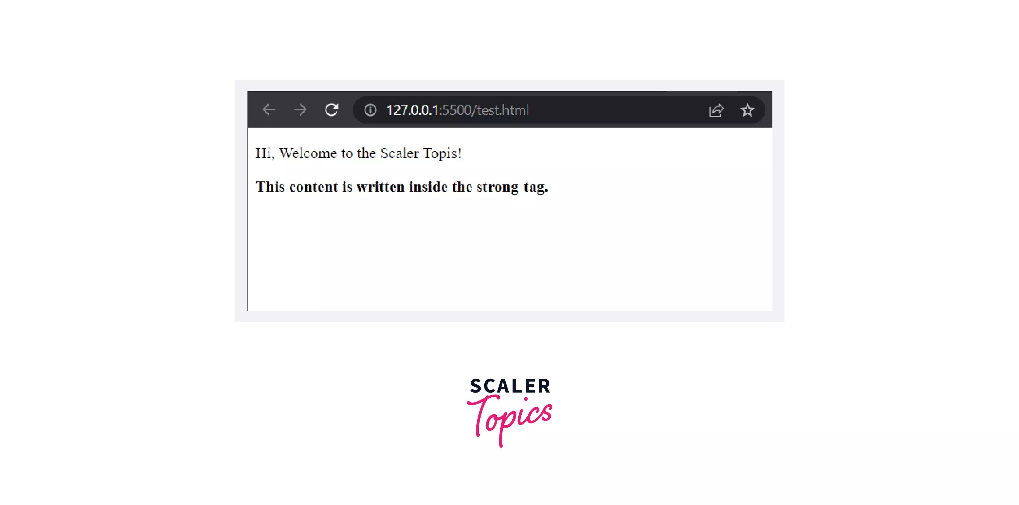 Tag in HTML Scaler Topics