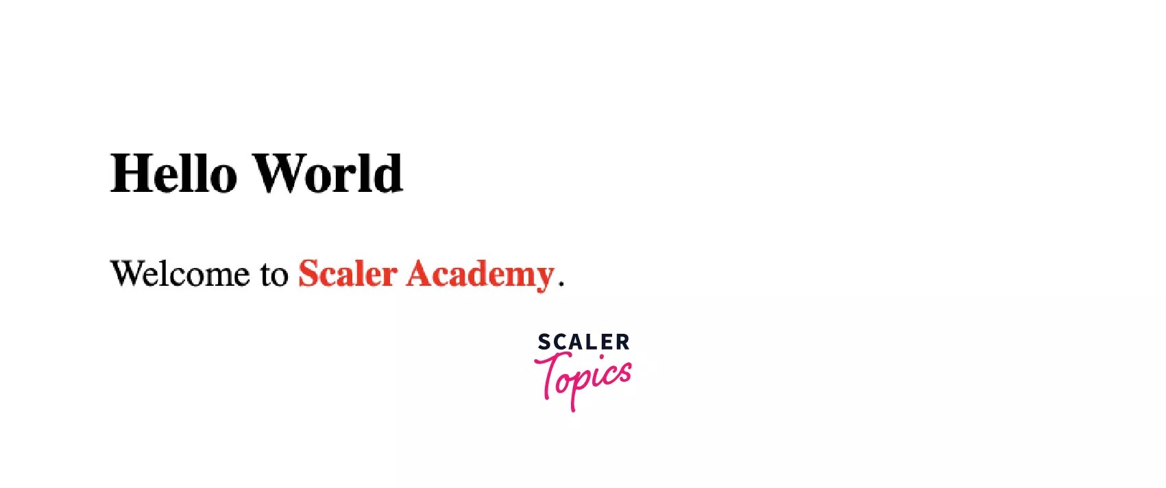 Inline and Block Elements in HTML Scaler Topics