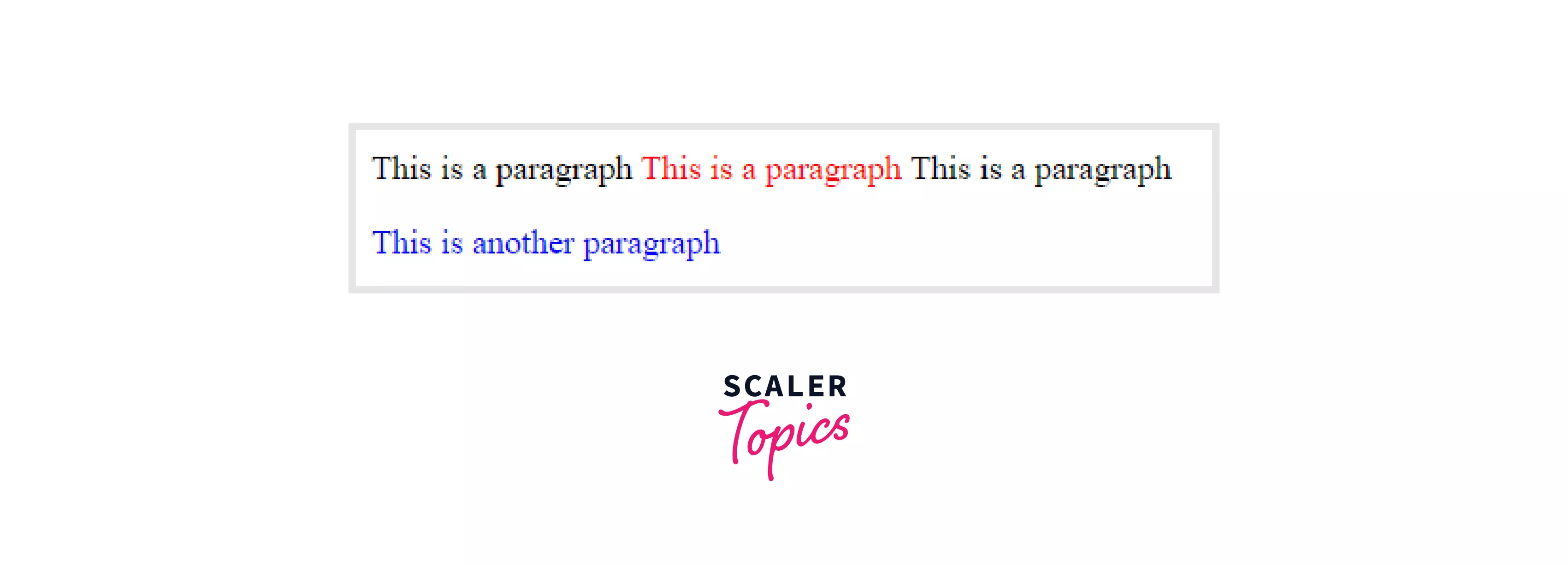Tag in HTML Scaler Topics