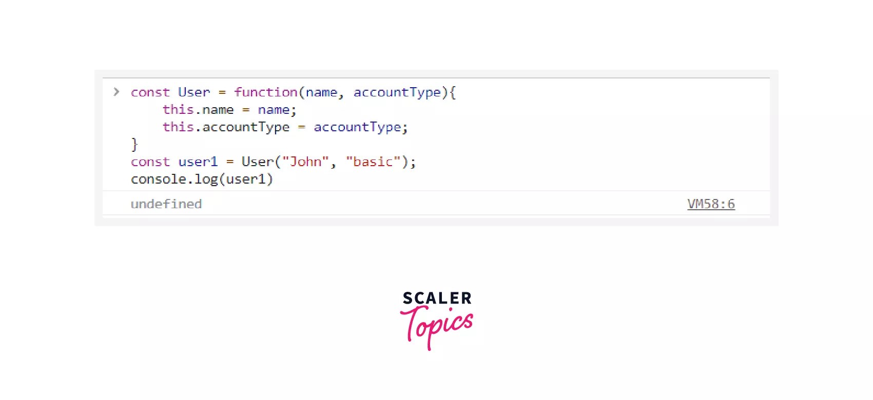 New Keyword in JavaScript Scaler Topics