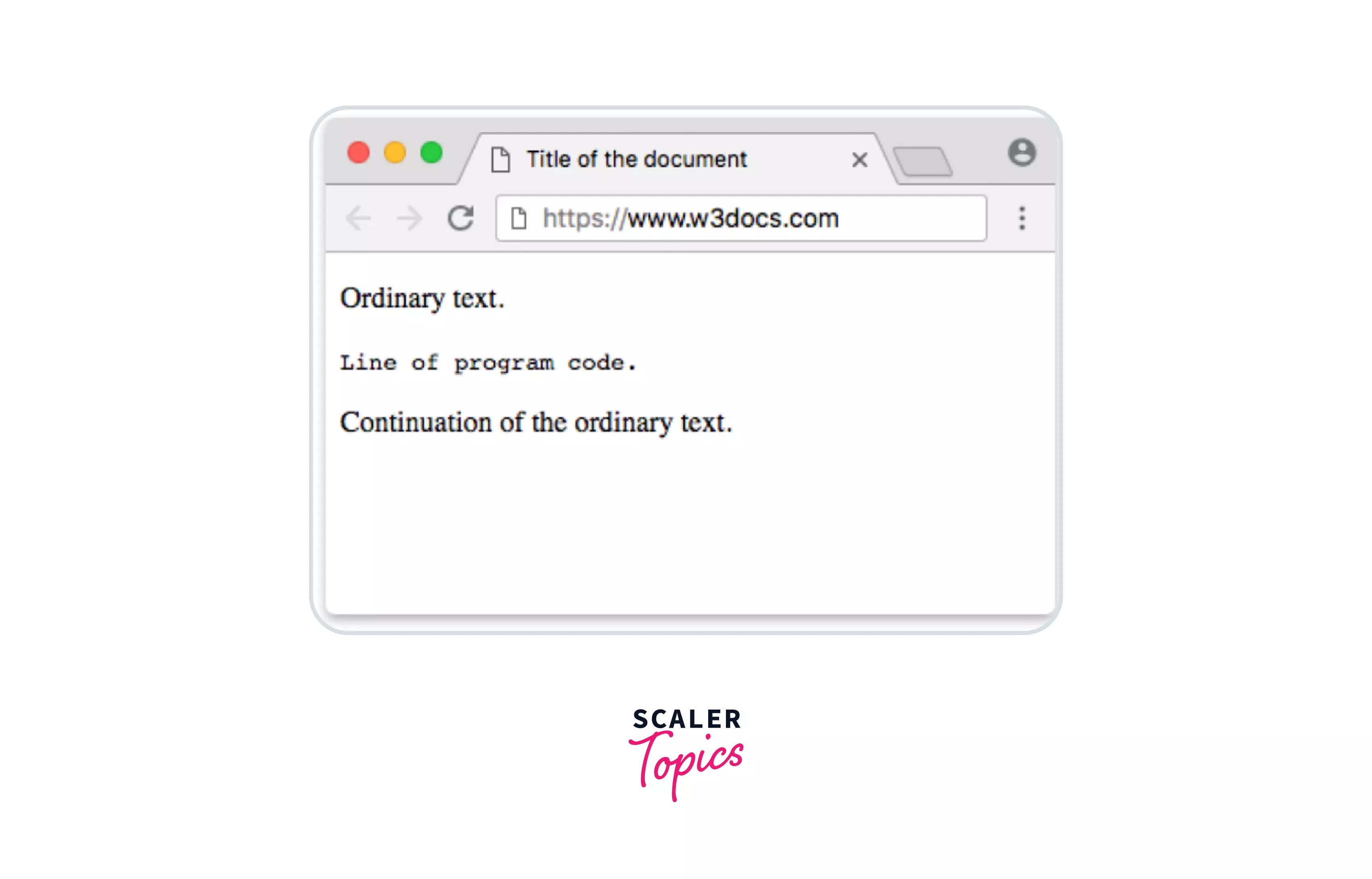What is code tag in html
