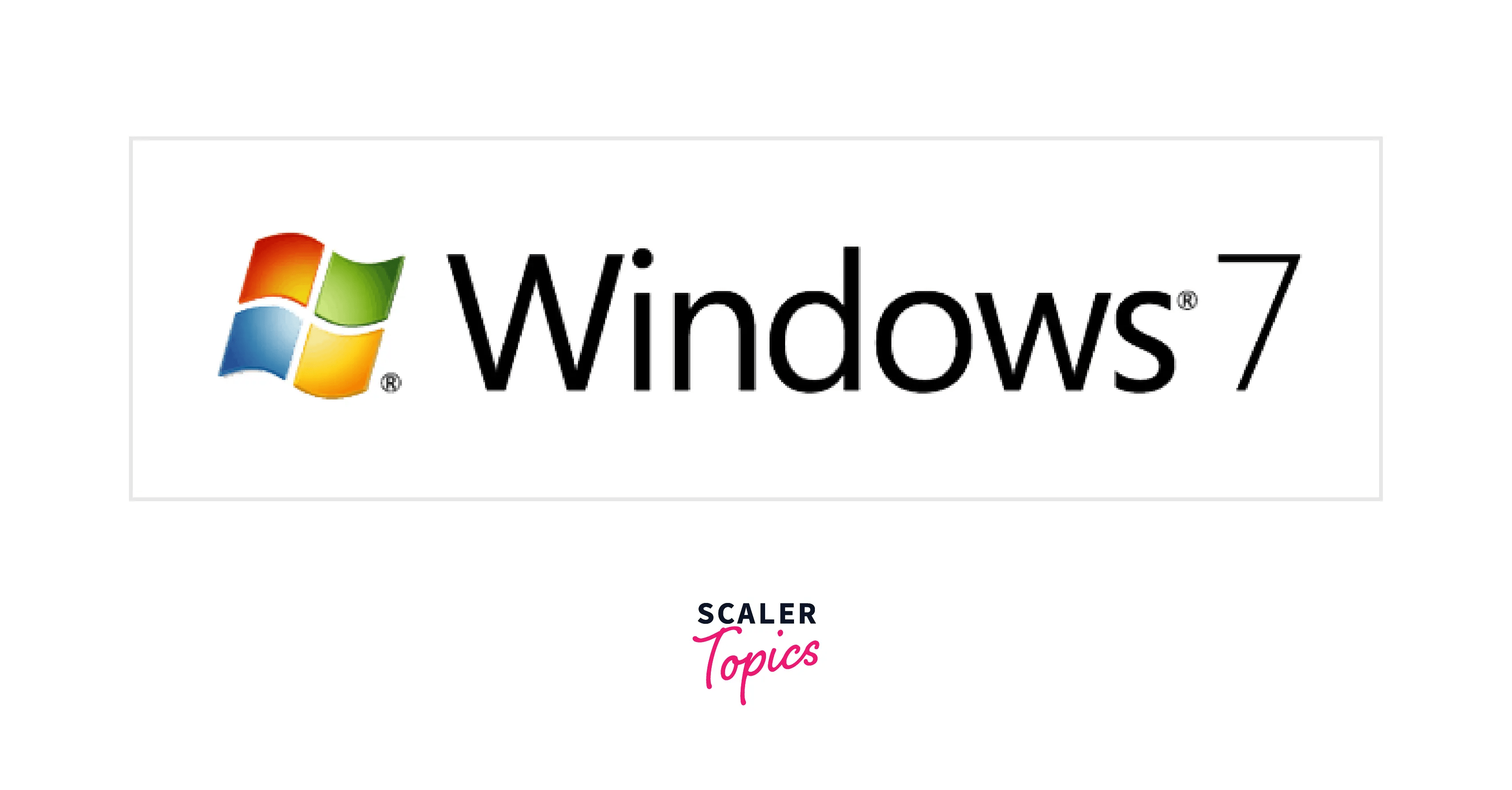 Windows Operating System Scaler Topics