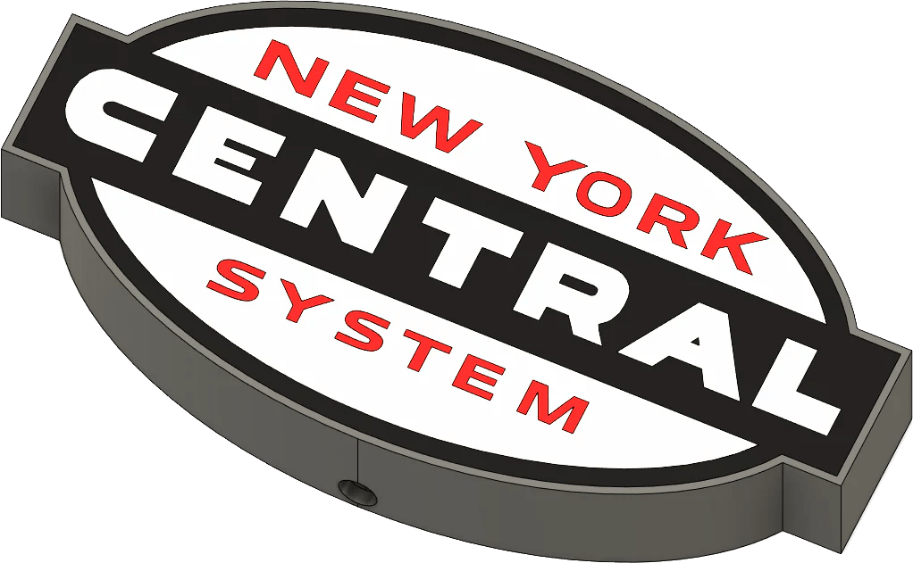 Lightbox New York Central (Cigar Band) Scale Railroad Models