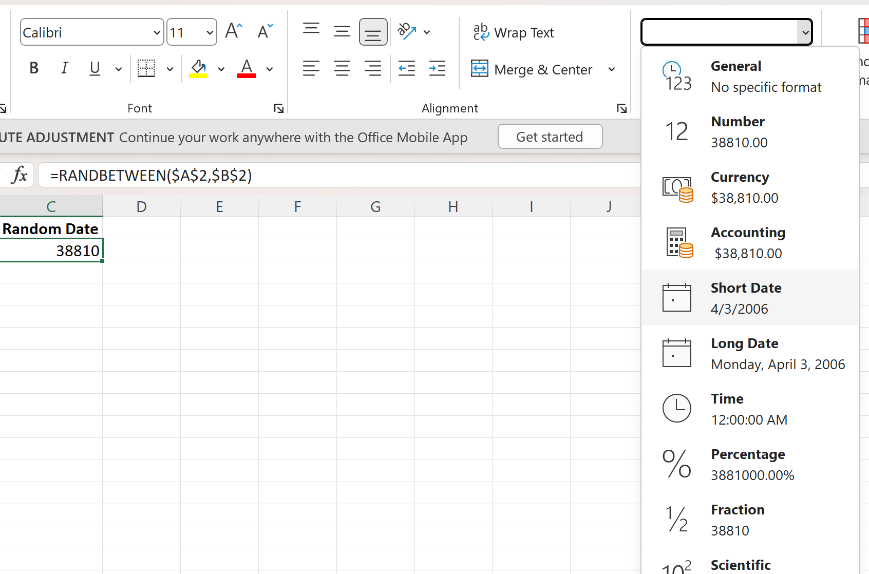 How Can I Generate Random Dates In Excel?