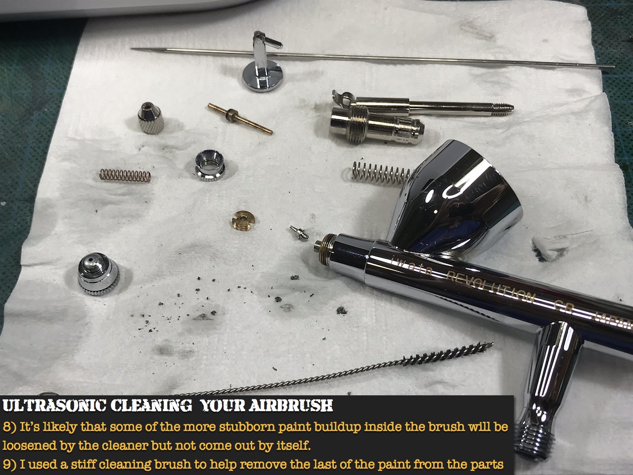 Ultrasonic Cleaning your Airbrush How To