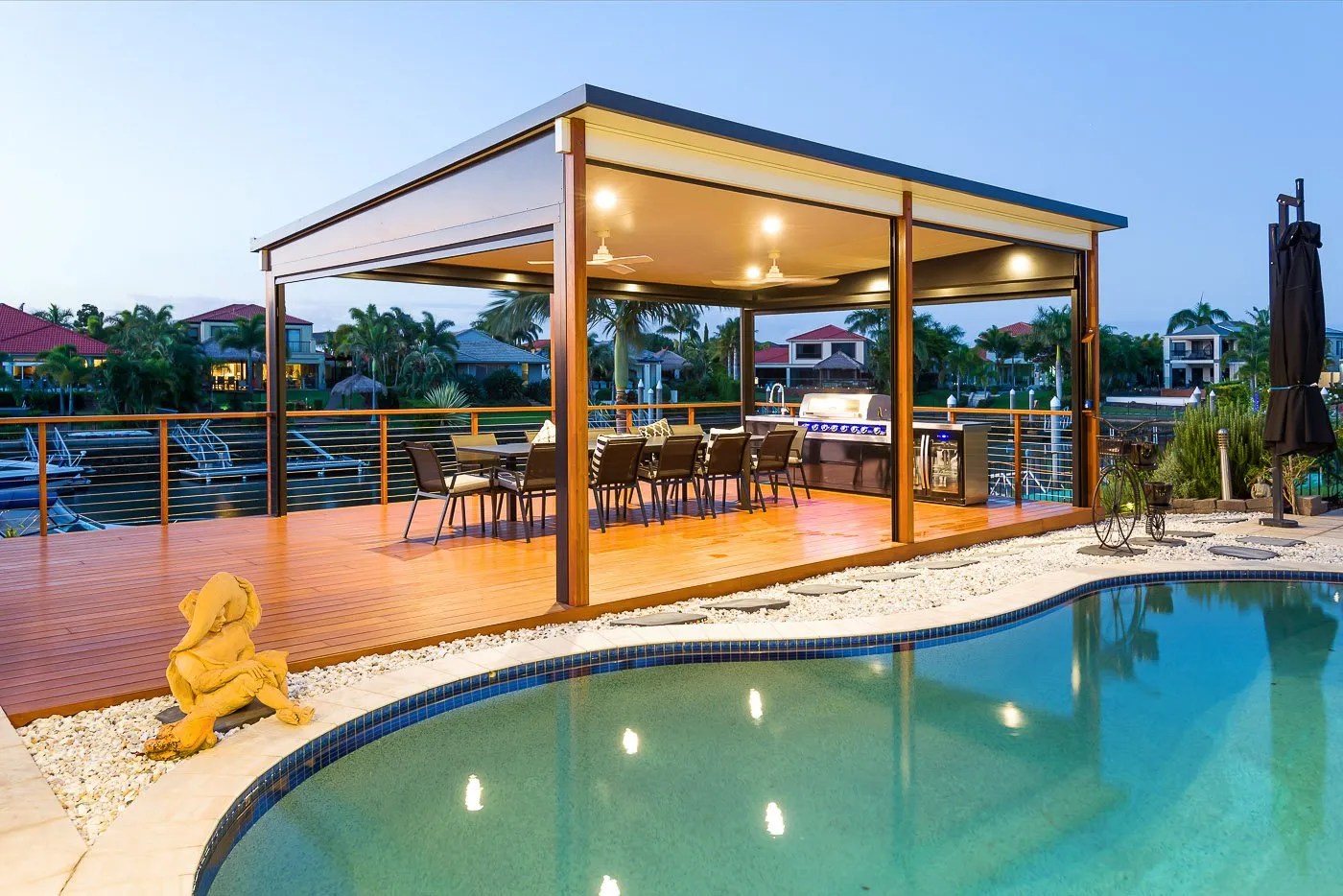 Patio at Hope Island Scally Projects Patios Gold Coast, Carports