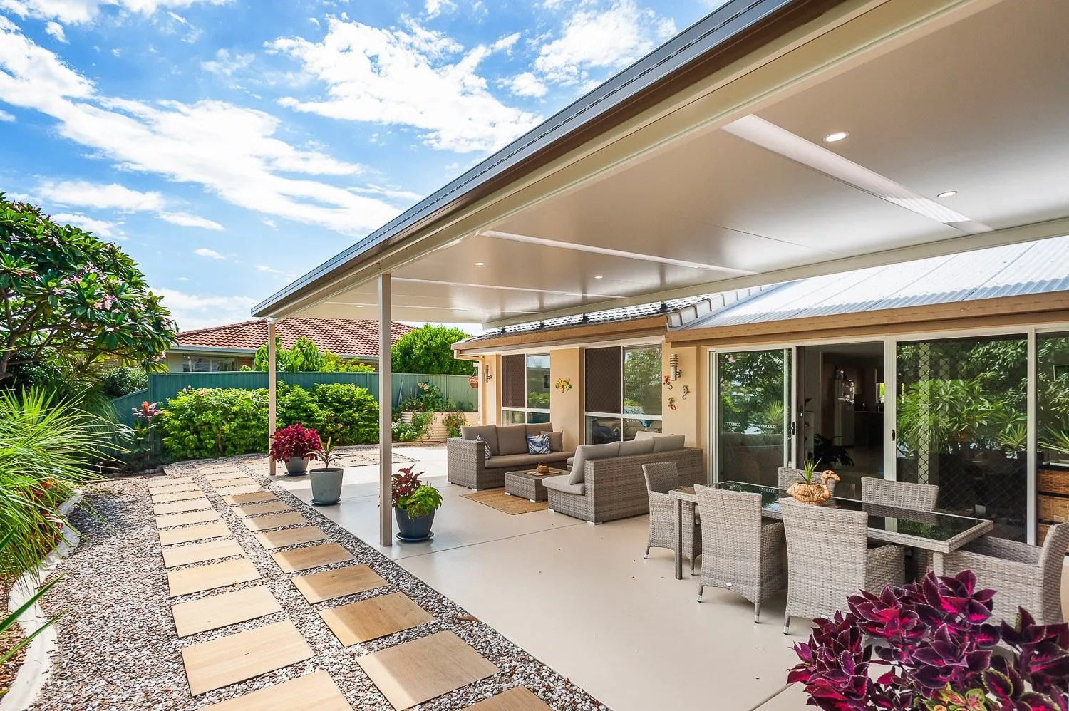 Flyover Patio at Broadbeach Waters Scally Projects Patios Gold