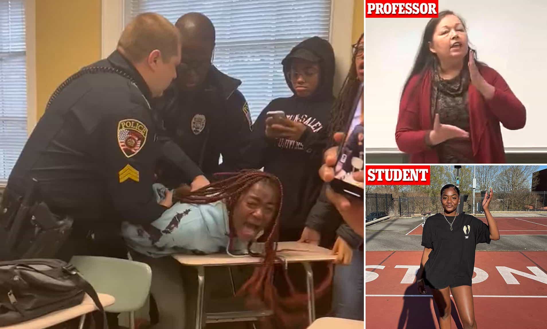 Leilla Hamoud Winston Salem student arrest Were cops needed?