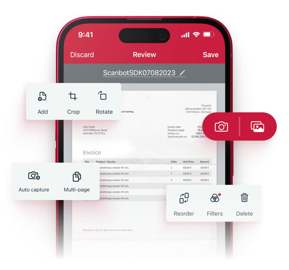 Document Demo App Scanbot SDK