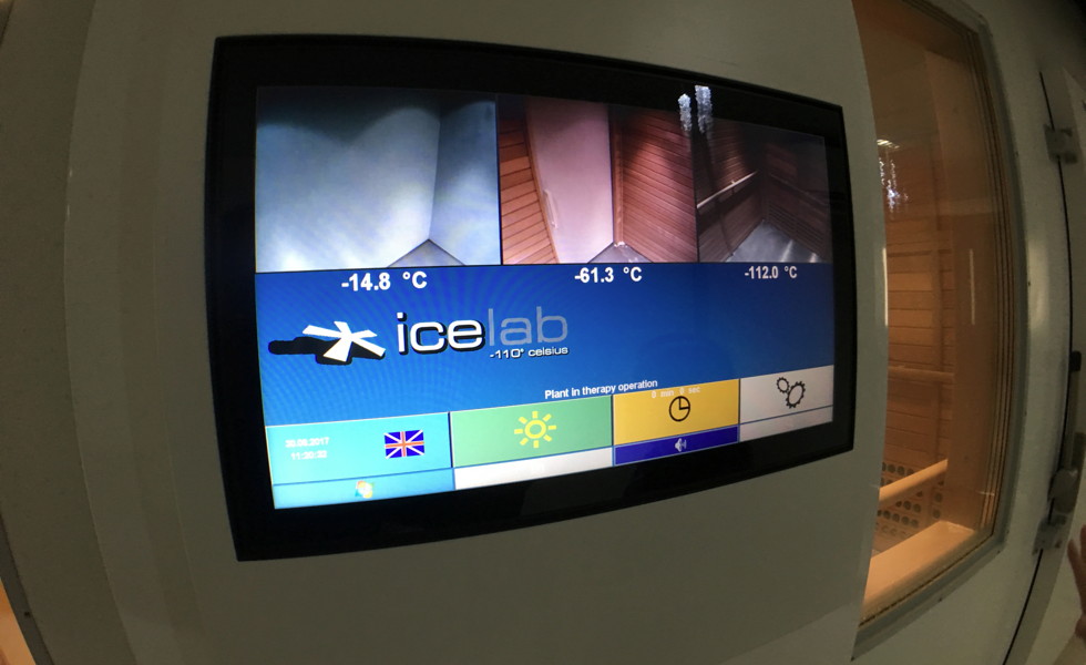 Your choice do you opt for sauna or ice lab? Scandasia