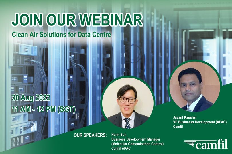 inar “Clean Air Solutions for Data Center” by SweCham member Camfil