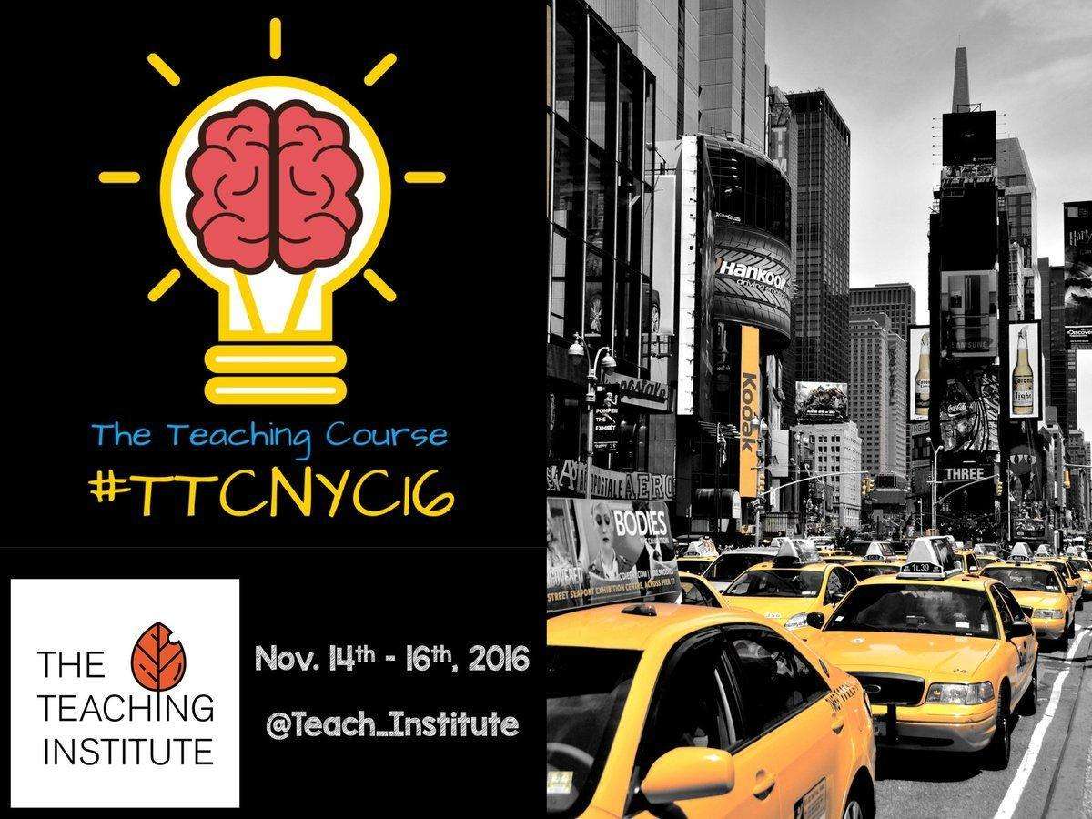 The Teaching Course NYC DAY 1 TTCNYC16 scanFOAM