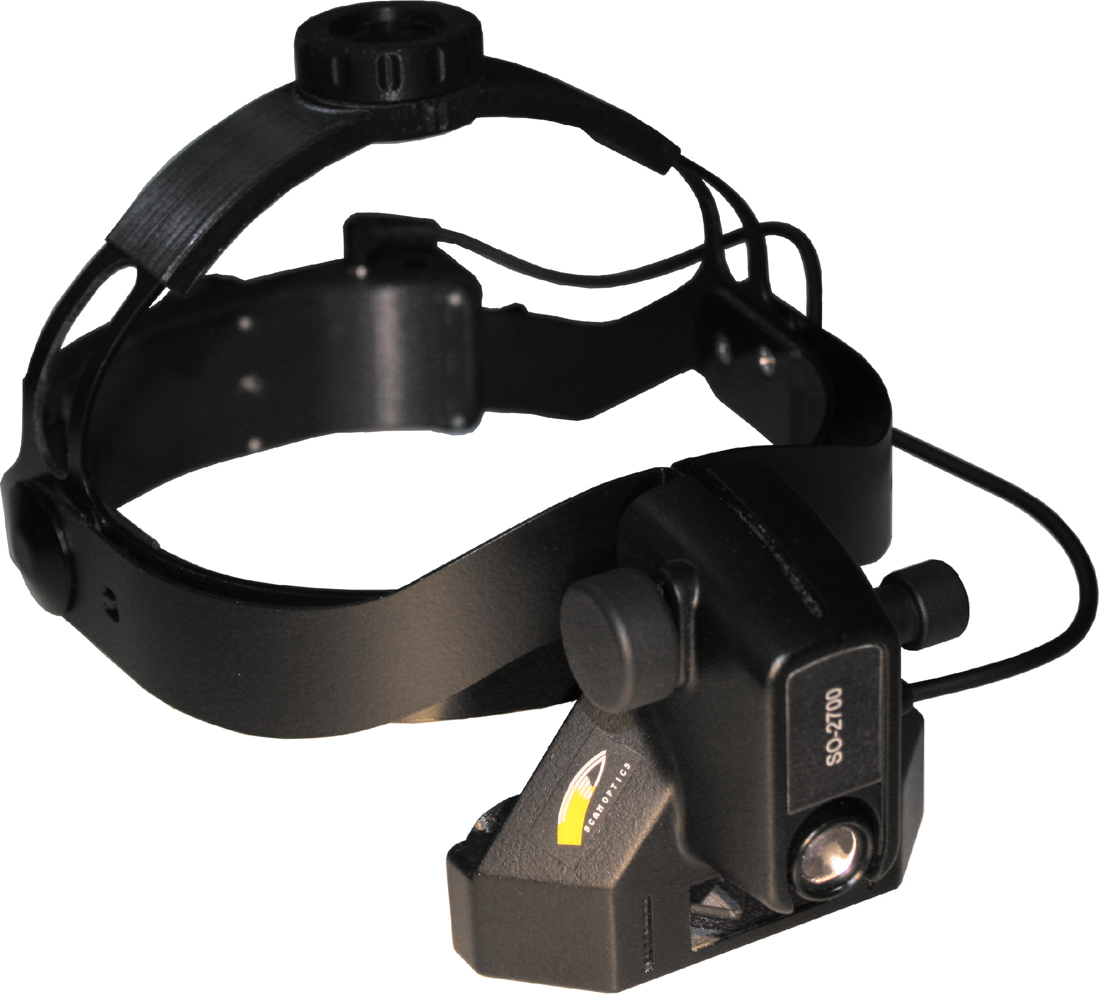 Lightweight Head Mount Indirect Ophthalmoscope Scan Optics
