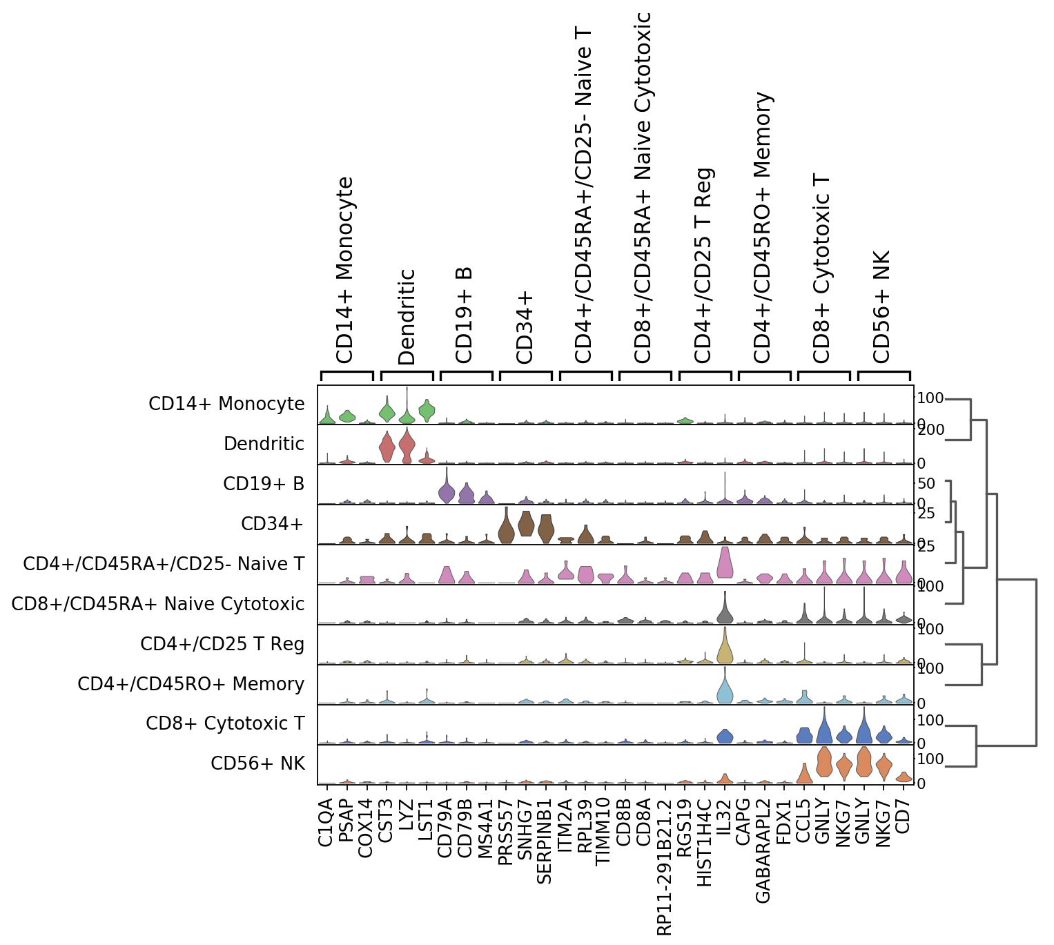 Visualizing marker genes — Scanpy documentation