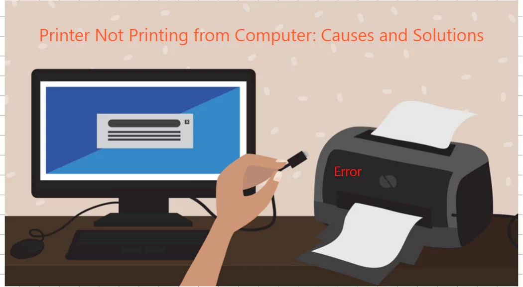Printer Not Printing from Computer Causes and Solutions Scanse