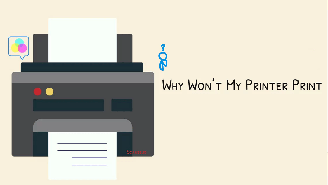 Why Your Printer Won't Print Mystery Problem Fixed Scanse