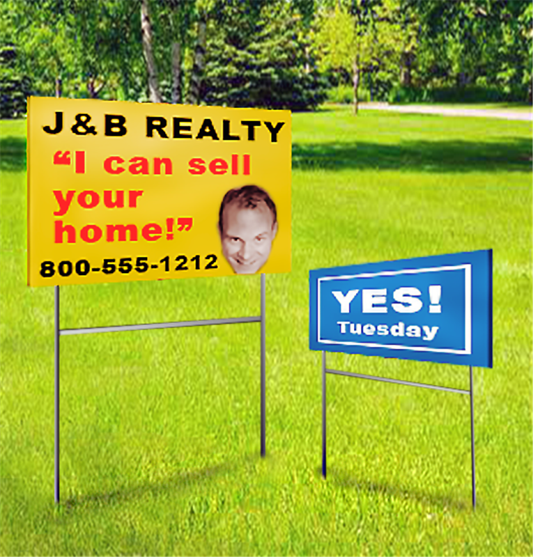 Lawn Signs Scantech Graphics