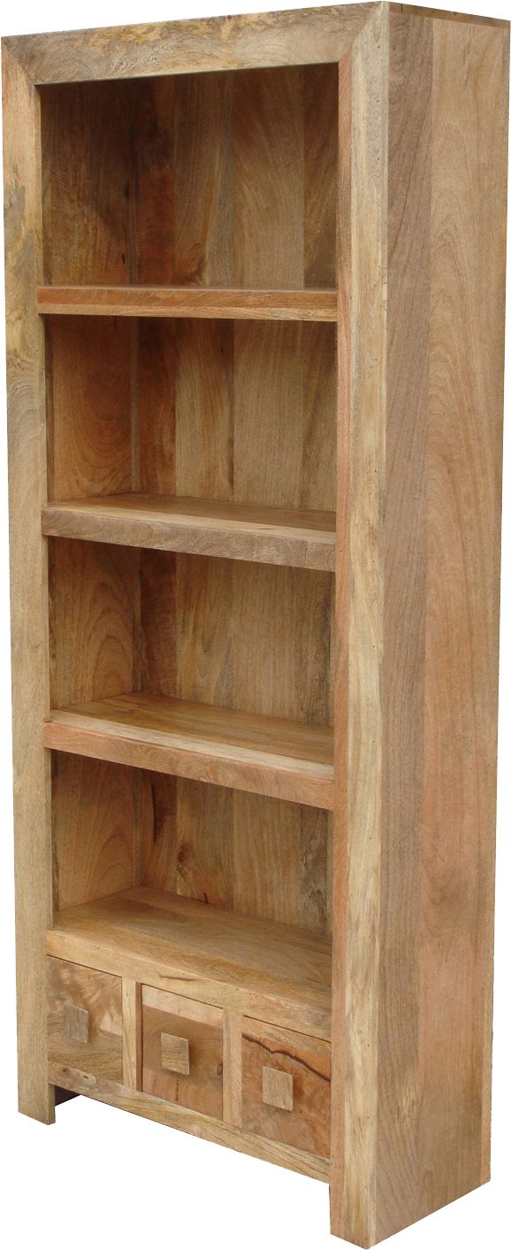 Light Mango Wood Bookcase/ Bournemouth/Poole/Dorset Light Mango Wood Bookcase/ Bournemouth/Poole/Dorset