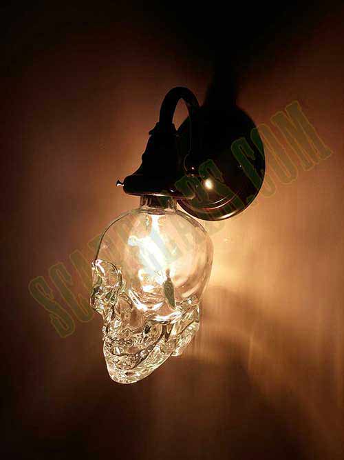 Easy to Build Crystal Skull Wall Light Scare Labs