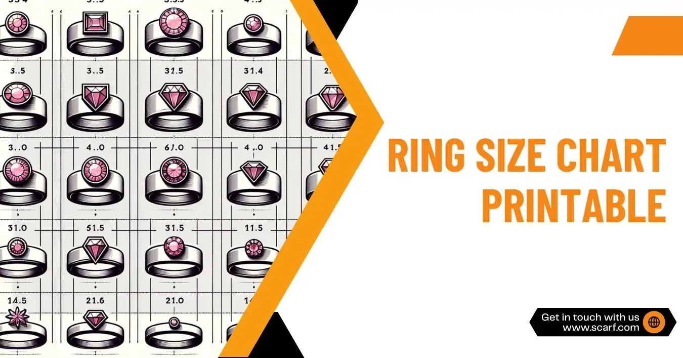 A Comprehensive Ring Size Chart - Printable - SCARF.COM