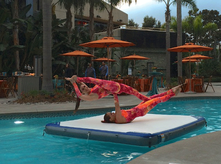 Floating Stage Performers Scarlett Entertainment