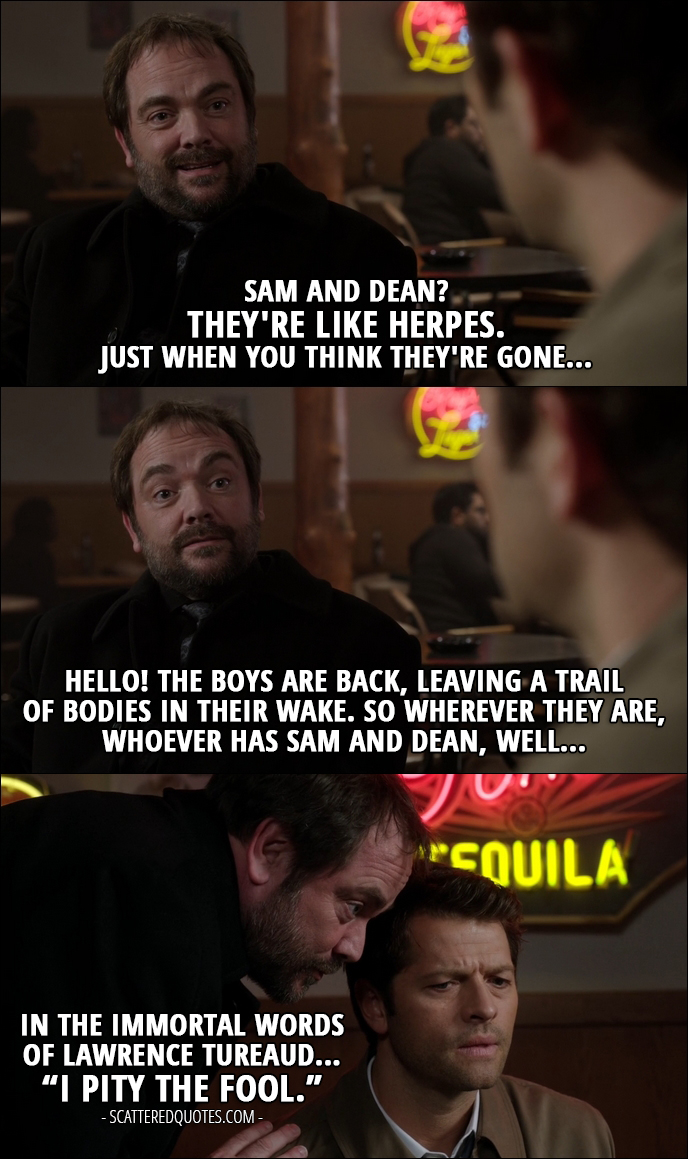 12 Best Supernatural Quotes from 'First Blood' (12x09) Scattered Quotes