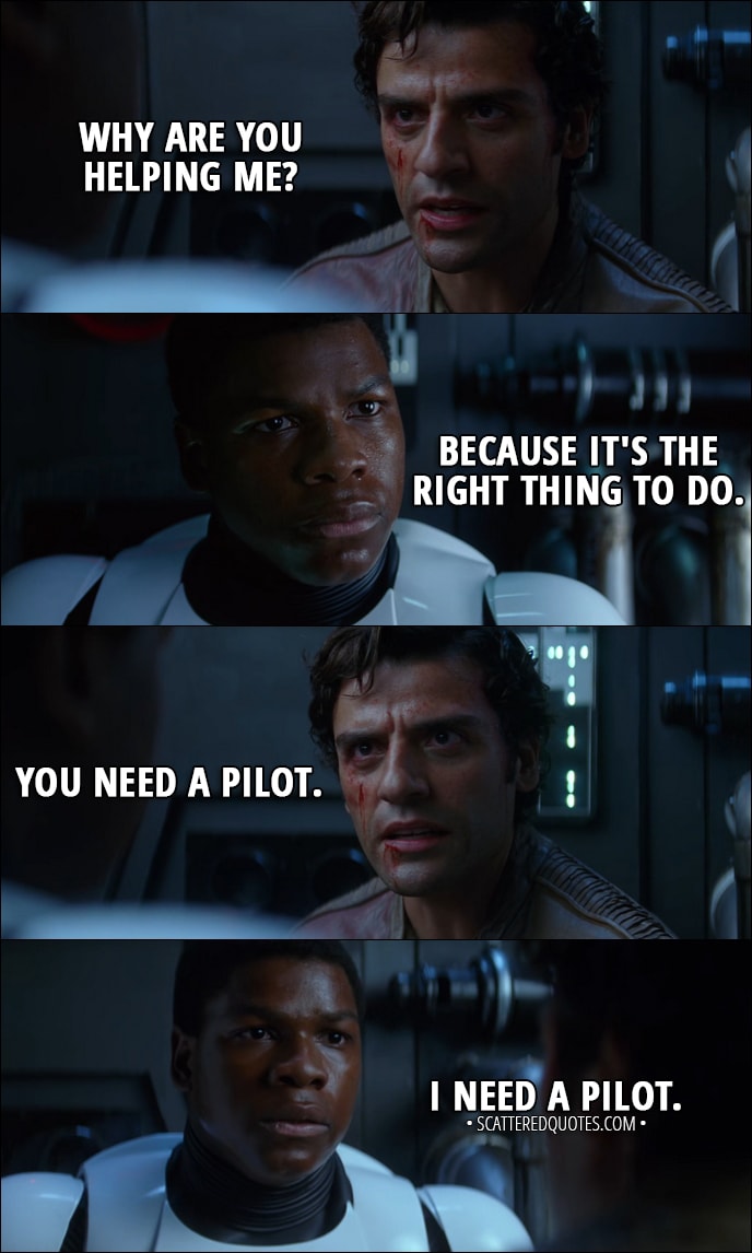 You need a pilot. I need a pilot. Scattered Quotes