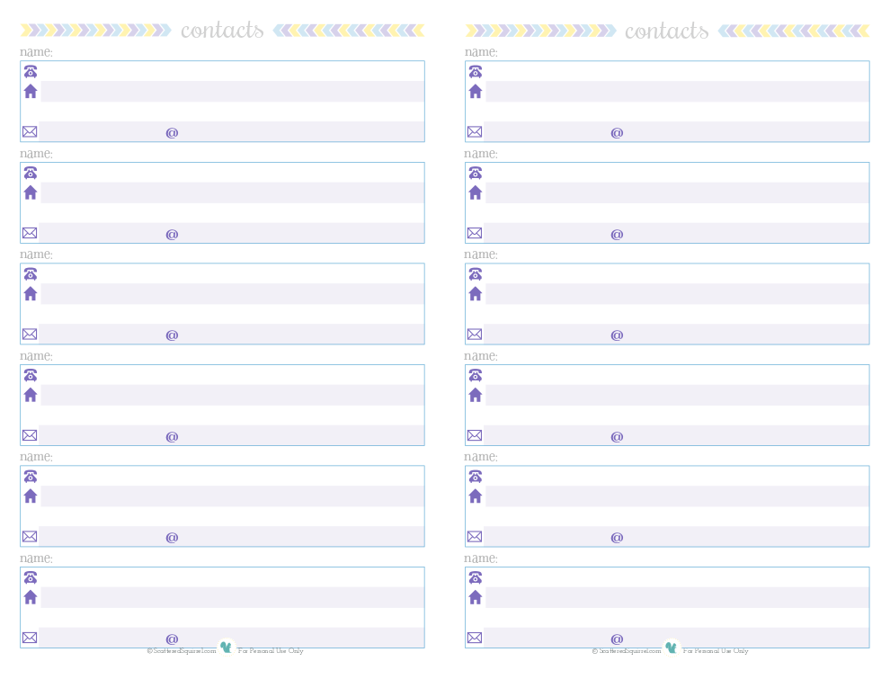 More HalfSize Planner Printables Reader Request