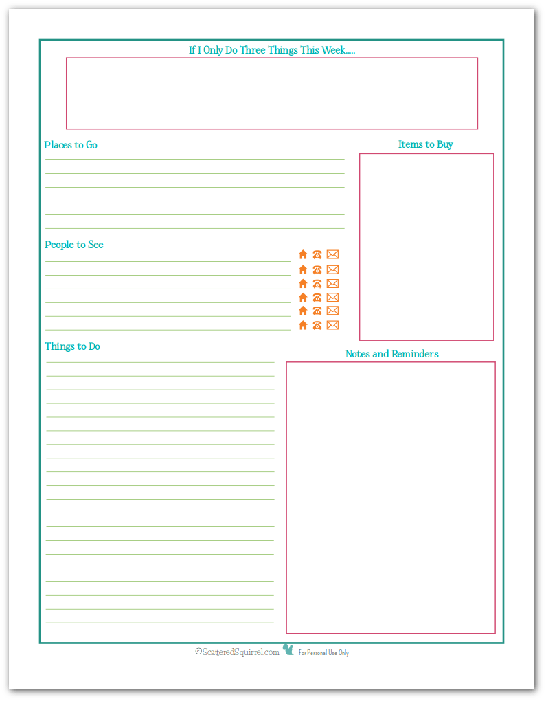 New Planner Printables {Reader Request}