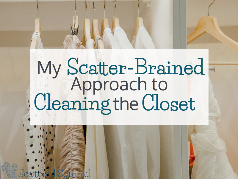 A ScatterBrained Guide to Cleaning the Closet
