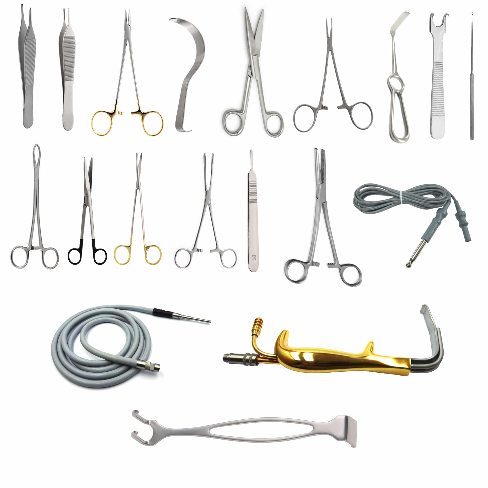 Plastic Surgery Instruments Set Scatter Instruments