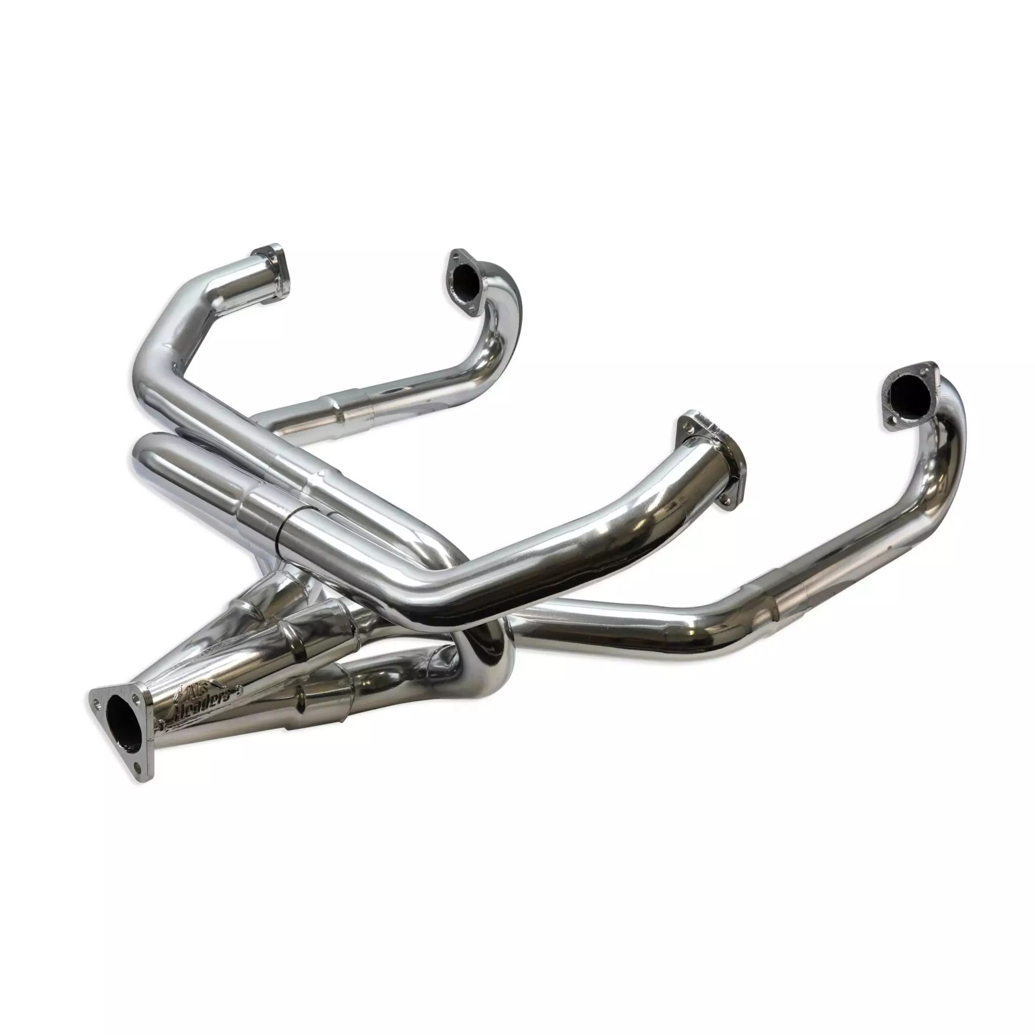 Merged Stainless Sidewinder 15/8" Type VW Exhaust Header And Muffler