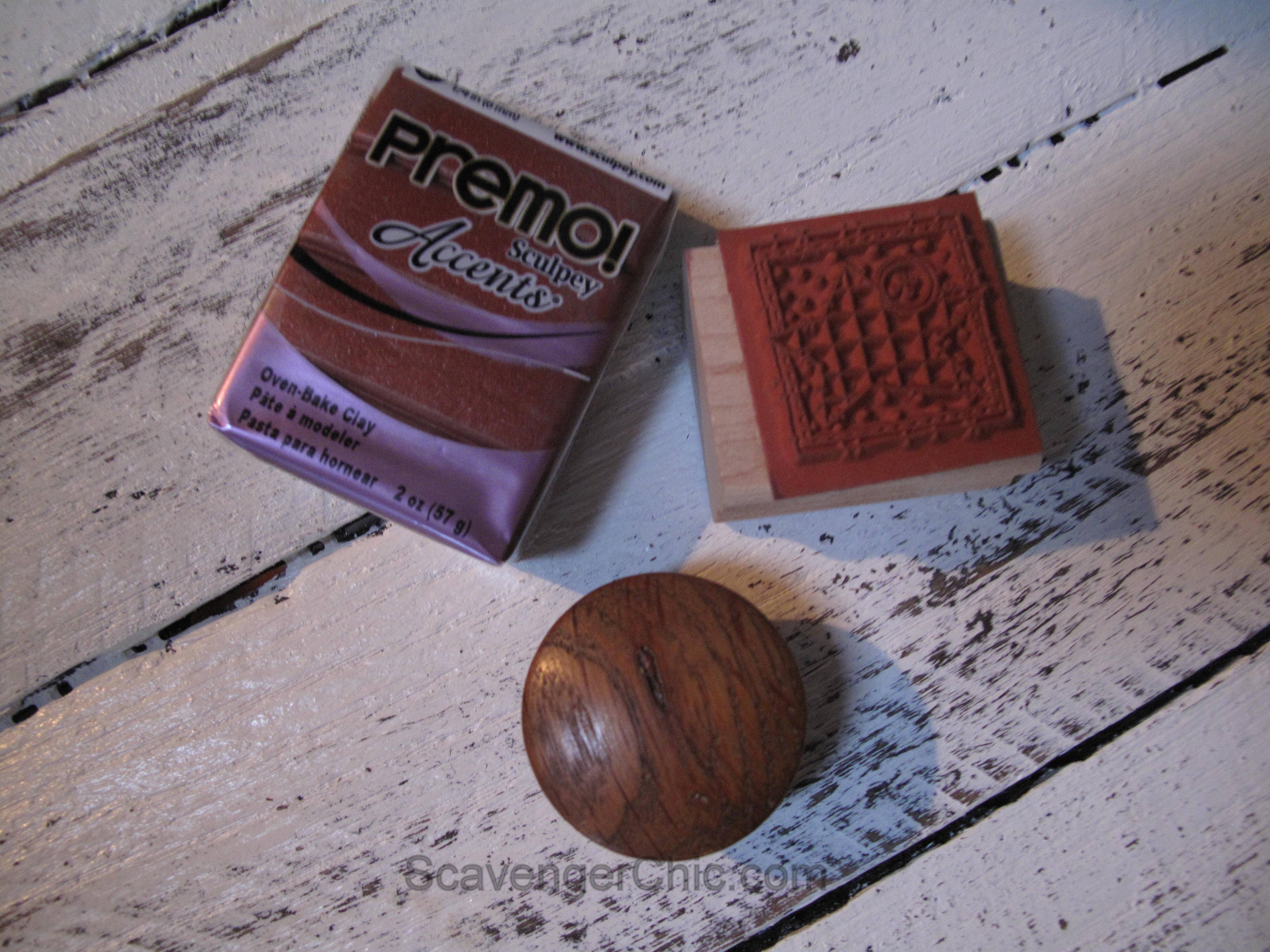 Wooden knobs Makeover diy Scavenger Chic