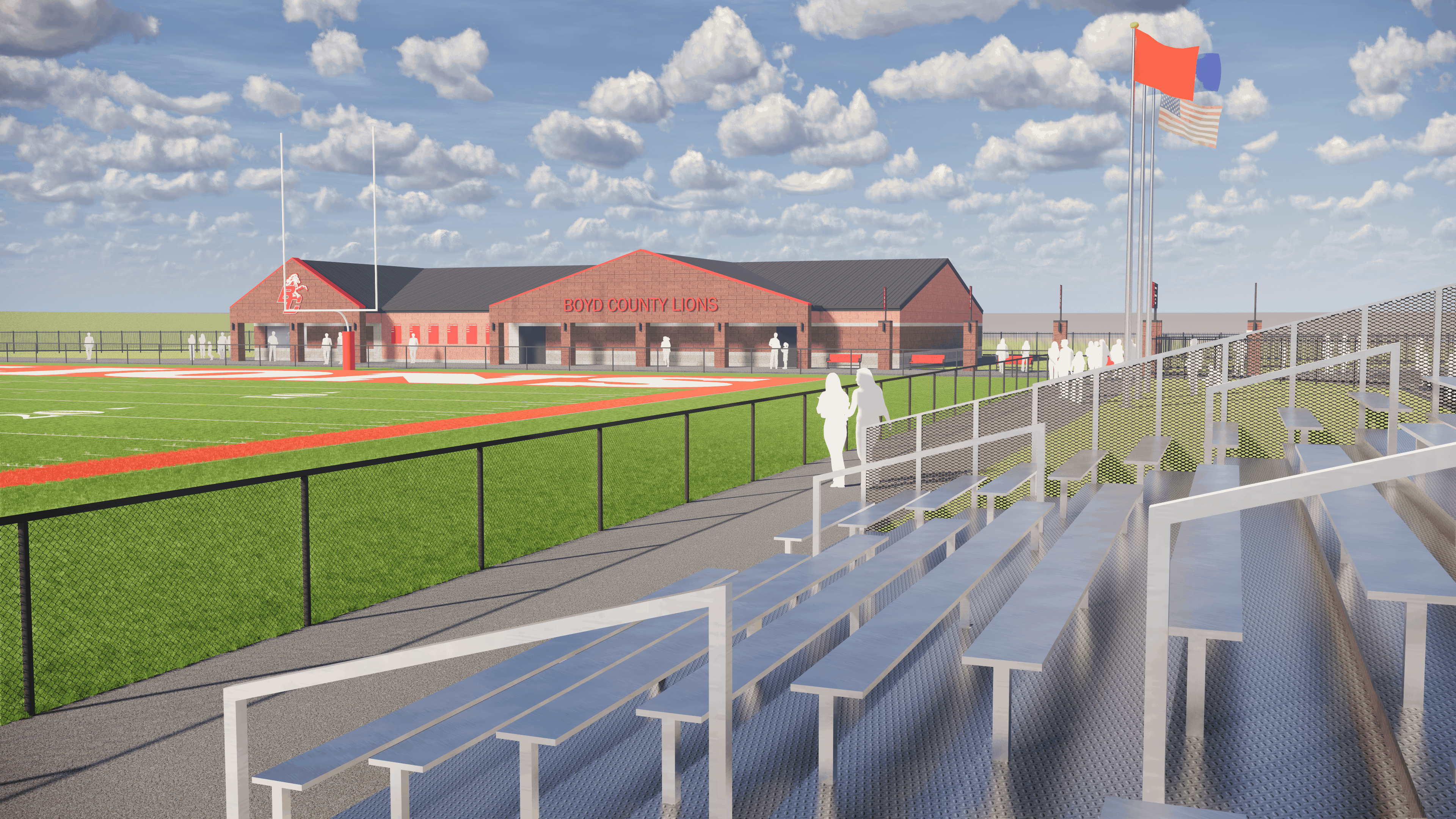 Boyd County High School football and soccer complex Sherman Carter