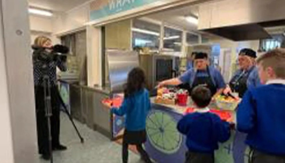 Filming at St. Cuthbert’s St Cuthbert's Catholic Academy