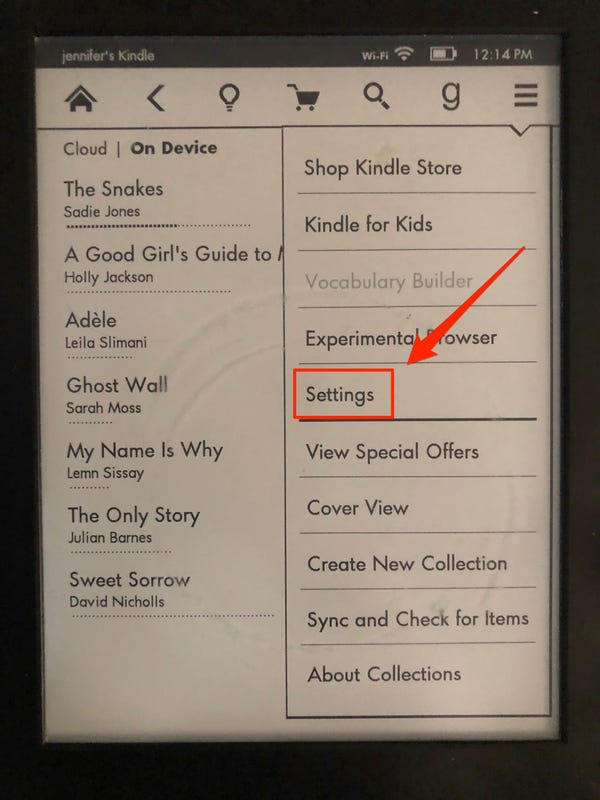 How to factory reset a Kindle Paperwhite in 5 steps Supply Chain
