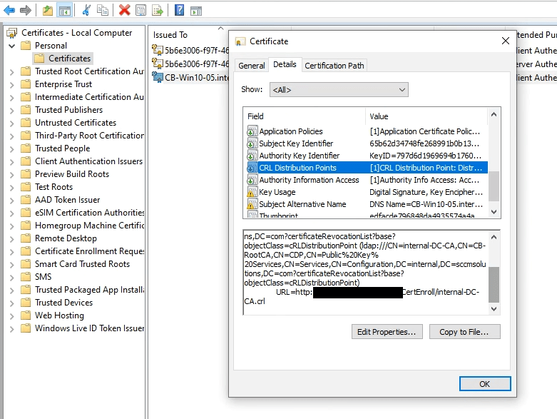Checking your CRL for revoked certificates SCCMentor Paul Winstanley