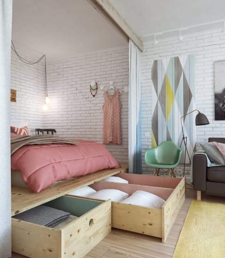 15 ideas for a small double bedroom