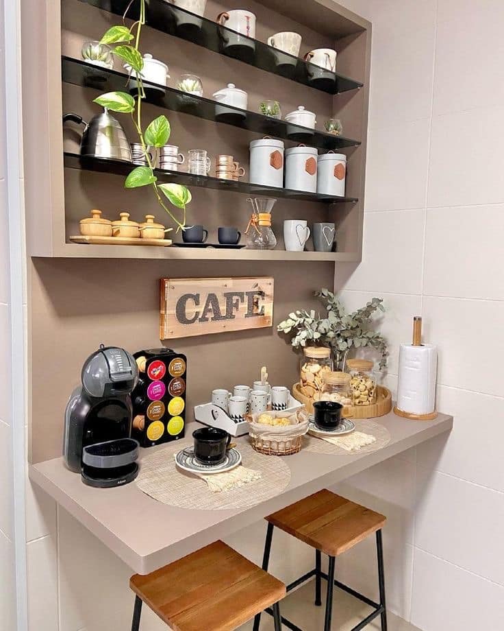 11 decorating ideas to create a small coffee corner ScDecorum